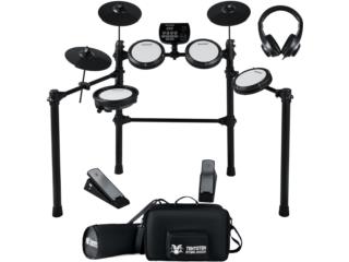 Bateria electrica con estuches tambores 8