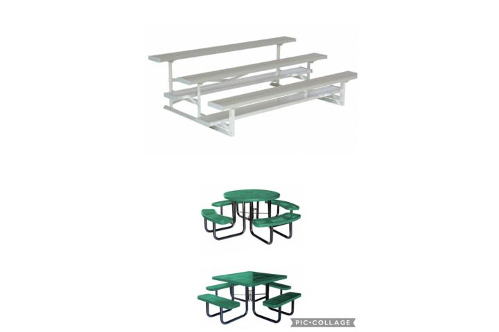 PICNIC TABLES & BLEACHERS