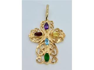 CRUZ CALADA 14KT, JOYERIA CARMEN  Puerto Rico