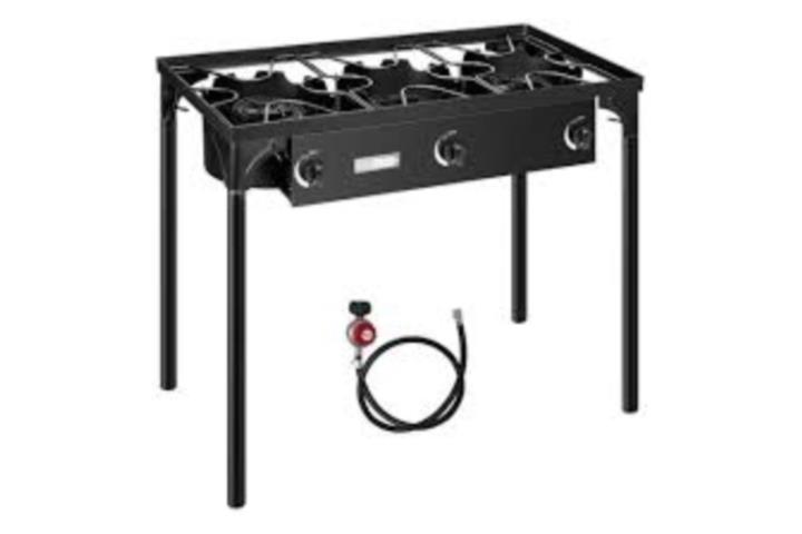 Estufa de Gas Semi-Comercial 3 quemadores