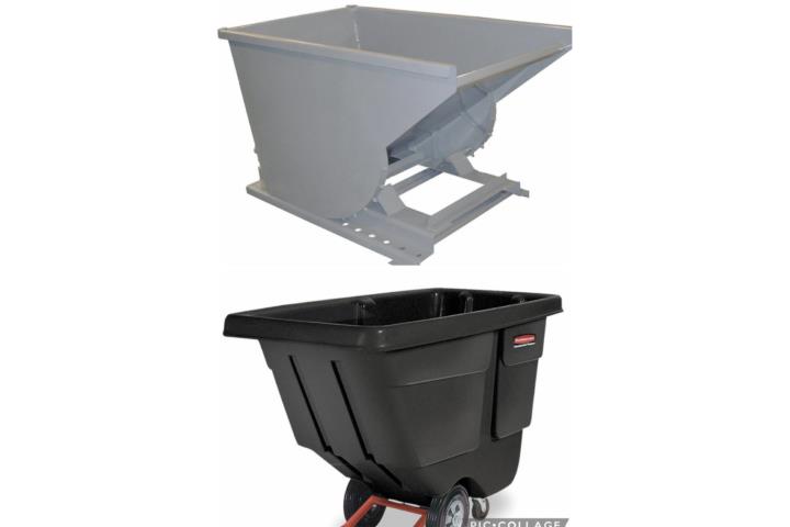 TILT TRUCKS AND DUMPING TRASH