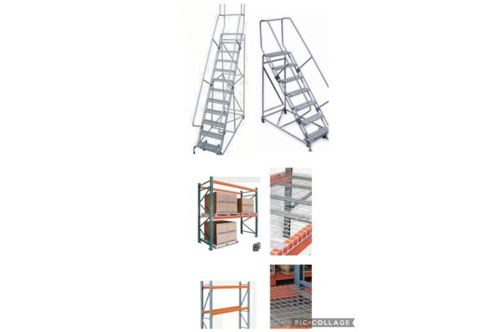 ESCALERAS CORREDIZAS Y PALLETS RACKS