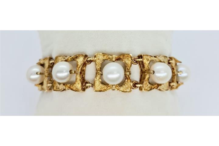 PULSERA PERLAS CULTIVADAS 18KT