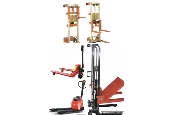 PALLETS STACKERS Y MESAS HIDRAULICAS
