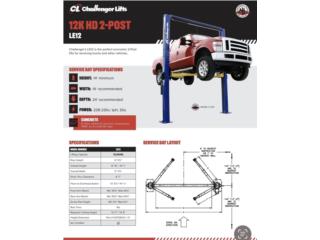 PINO 12,000 LBS 2 POSTES 