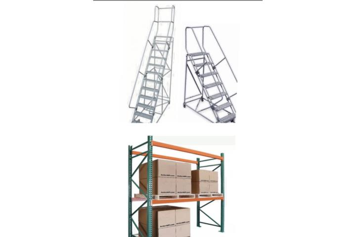 ESCALERAS CORREDIZAS Y PALLETS RACKS