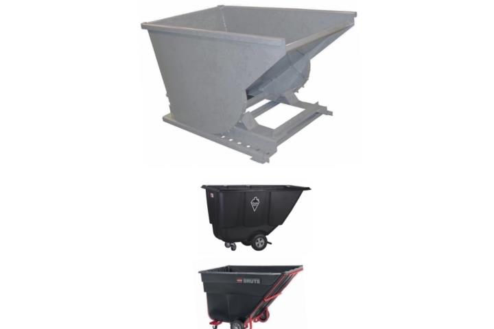 TILT TRUCKS AND DUMPING TRASH