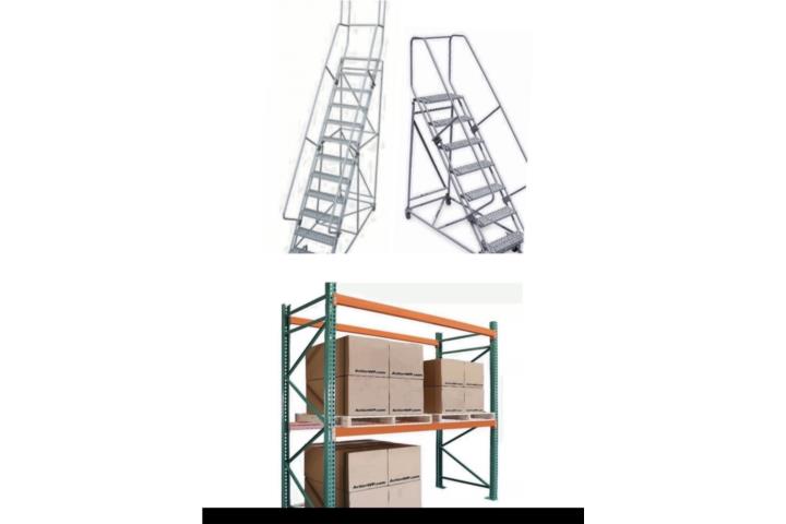 ESCALERAS CORREDIZAS Y PALLETS RACKS