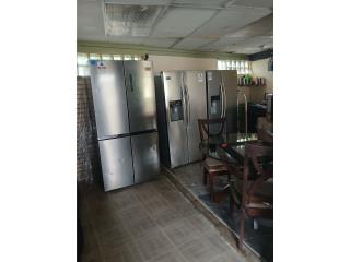 Variedad de neveras stainless steel