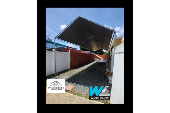 Toldos uniones carpas completa