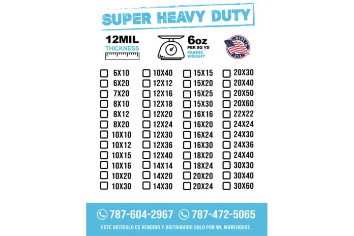 Carpas / Más de 60 medidas al momento