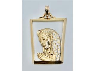 MEDALLA VIRGEN 18KT, JOYERIA CARMEN  Puerto Rico