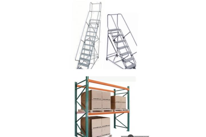 PALLETS RACKS ALMACENES Y ESCALERAS
