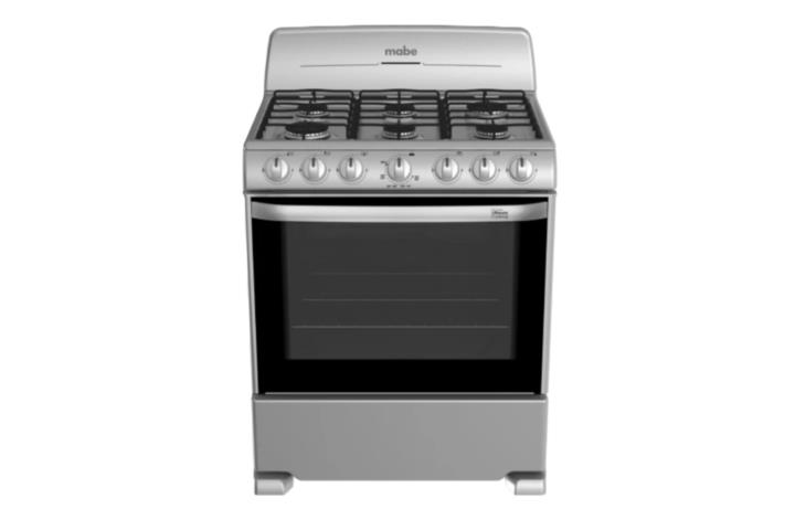 Estufa de Gas Marca Mabe color gris de 30''