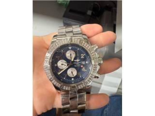 Reloj Bretling steel y diamantes , LA CHICA DE ORO Puerto Rico