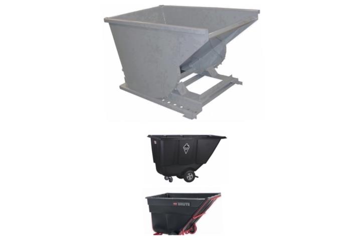 DUMPING TRASH Y TILT TRUCKS