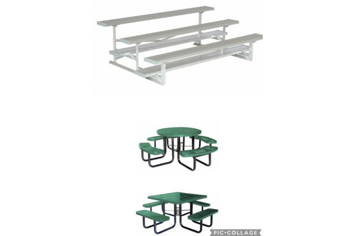 PICNIC TABLES & BLECHERS