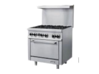 Estufa de 6 hornillas lista para entregar, Restaurant Equipment and Steel Puerto Rico