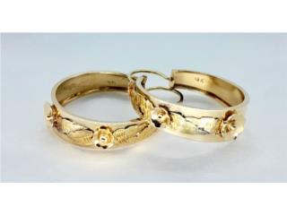 ARRACADAS 18KT, JOYERIA CARMEN  Puerto Rico
