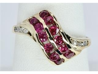 SORTIJA RUBIES  14KT, JOYERIA CARMEN Puerto Rico