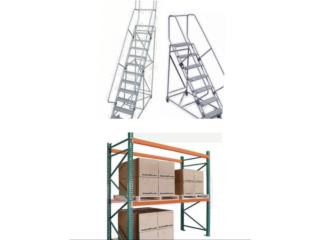 PALLETS RACKS Y ESCALERAS ALMACENES 