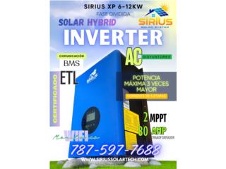 Power inverter 12k, SIRIUS SOLAR SYSTEM Puerto Rico