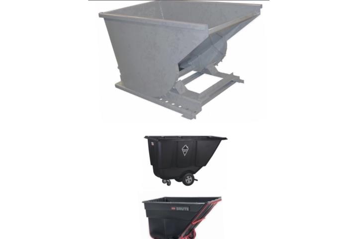 TILT TRUCKS AND DUMPING TRASH