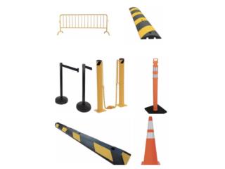 PARKING STOPS AND CONTROLS BARRICADES 