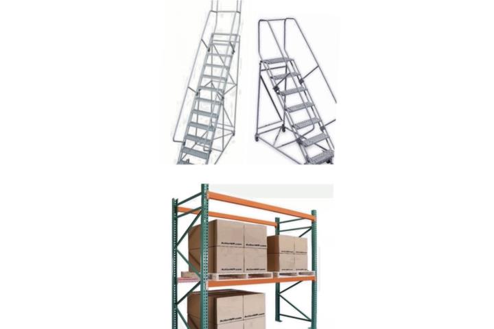 ESCALERAS CORREDIZAS Y PALLETS RACKS