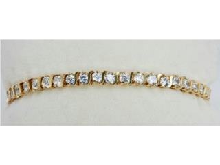 PULSERA TENNIS ZIRCONIAS 14KT