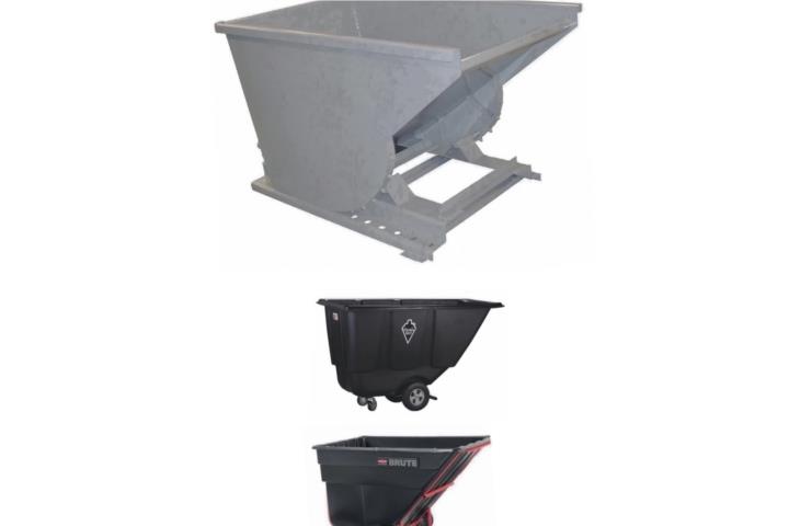 TILT TRUCKS AND DUMPING TRASH