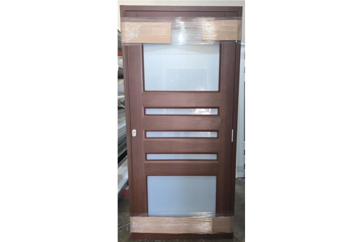 Puerta Heavy Nogal 38 x 80 En Stock