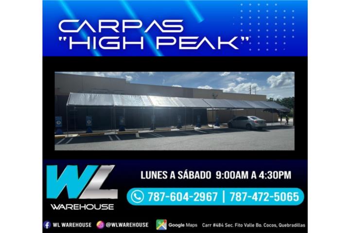 Toldos Carpas Envíos y entregas