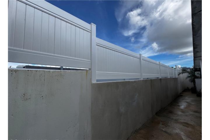 Fabricacion e instalacion VERJAS PVC de 4-6ft