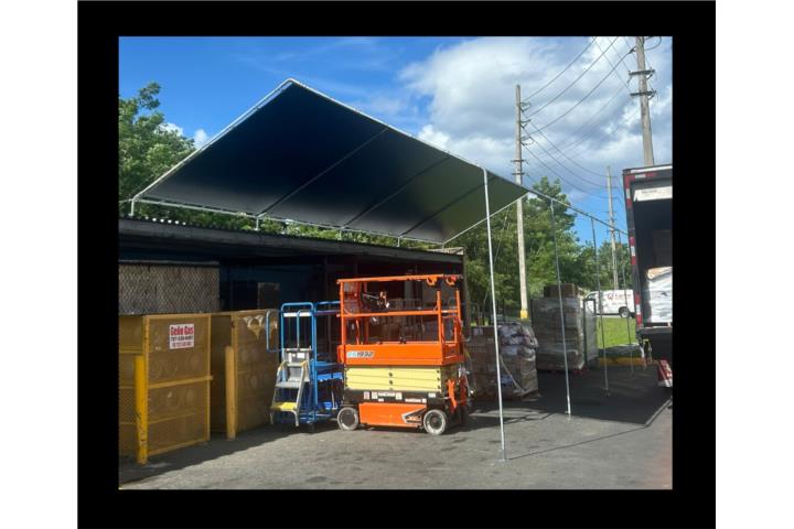 Carpas en tuberia rigida Toldos industriale