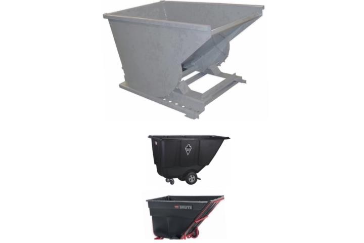 TILT TRUCKS AND DUMPING TRASH
