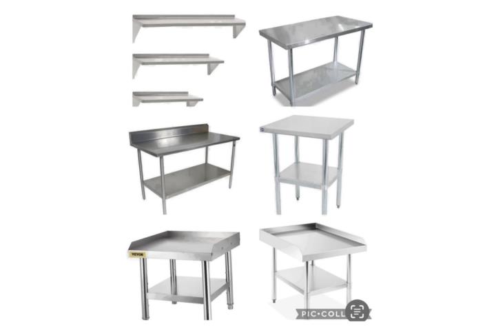 TABLILLAS Y MESAS STAINLESS