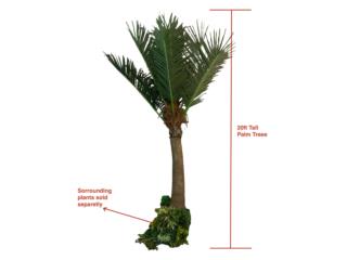 24' Artificial Palm Tree, PR SEATING Puerto Rico