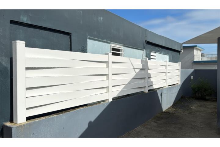 Fabricacion e instalacion Verja PVC