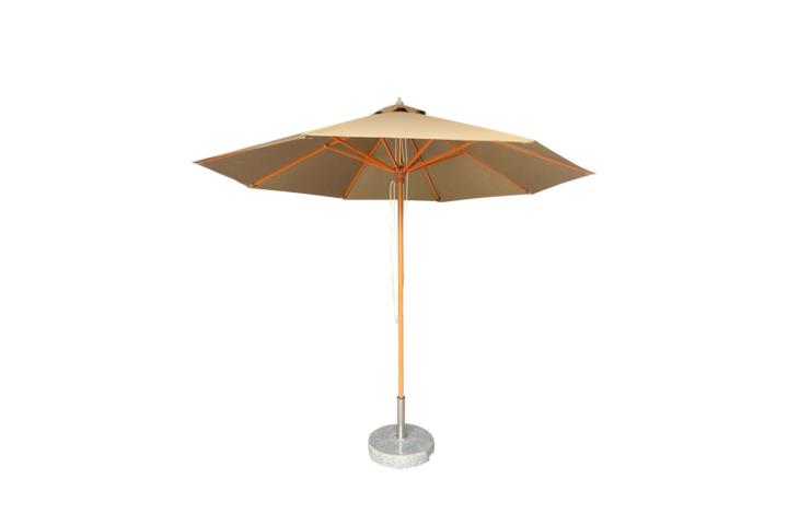9FT Mocha umbrella teak grain pole