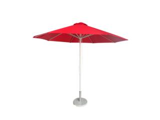 9 FT red umbrella, PR SEATING Puerto Rico