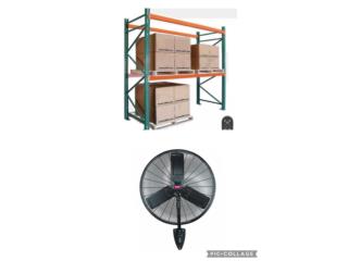 PALLETS RACKS ALMACENES Y ABANICOS