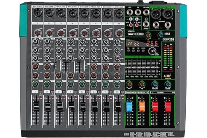 Consola 8 canales nueva
