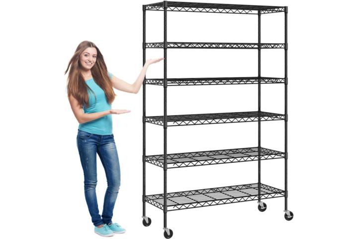 RACKS 6 TABLILLAS CON RUEDAS