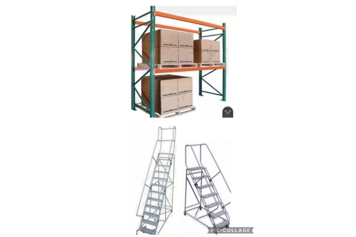 PALLETS RACKS ALMACENES Y ESCALERAS