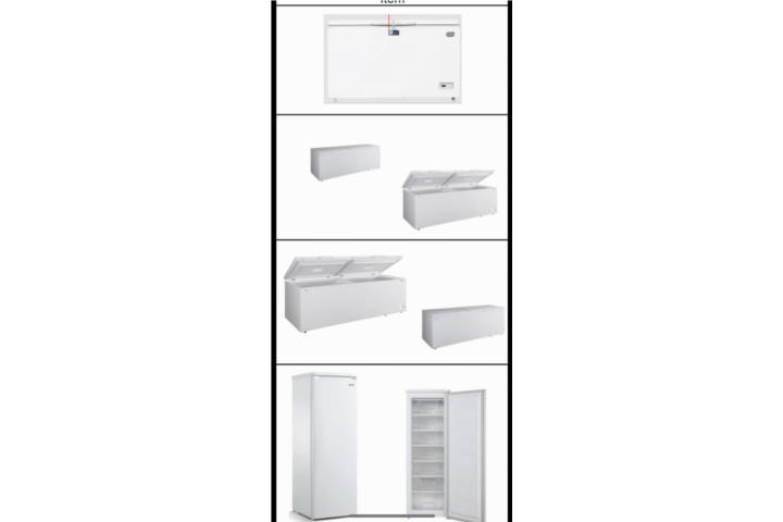 CHESTS FREEZERS COMERCIALES