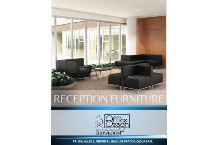 Muebles modernos para recepción