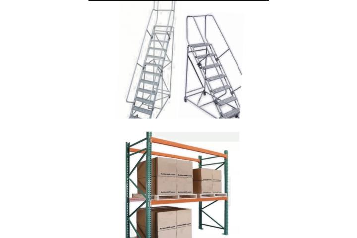 ESCALERAS CORREDIZAS Y PALLETS RACKS