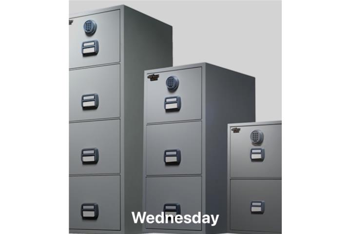 ARCHIVOS FIREPROOF 2/4 GAVETAS