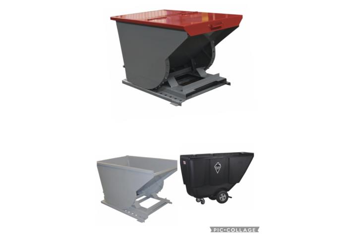 TILT TRUCKS AND DUMPING TRASH